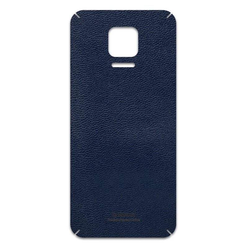 برچسب پوششی ماهوت مدل Deep-Blue-Leather مناسب برای گوشی موبایل شیائومی Redmi Note 9S
