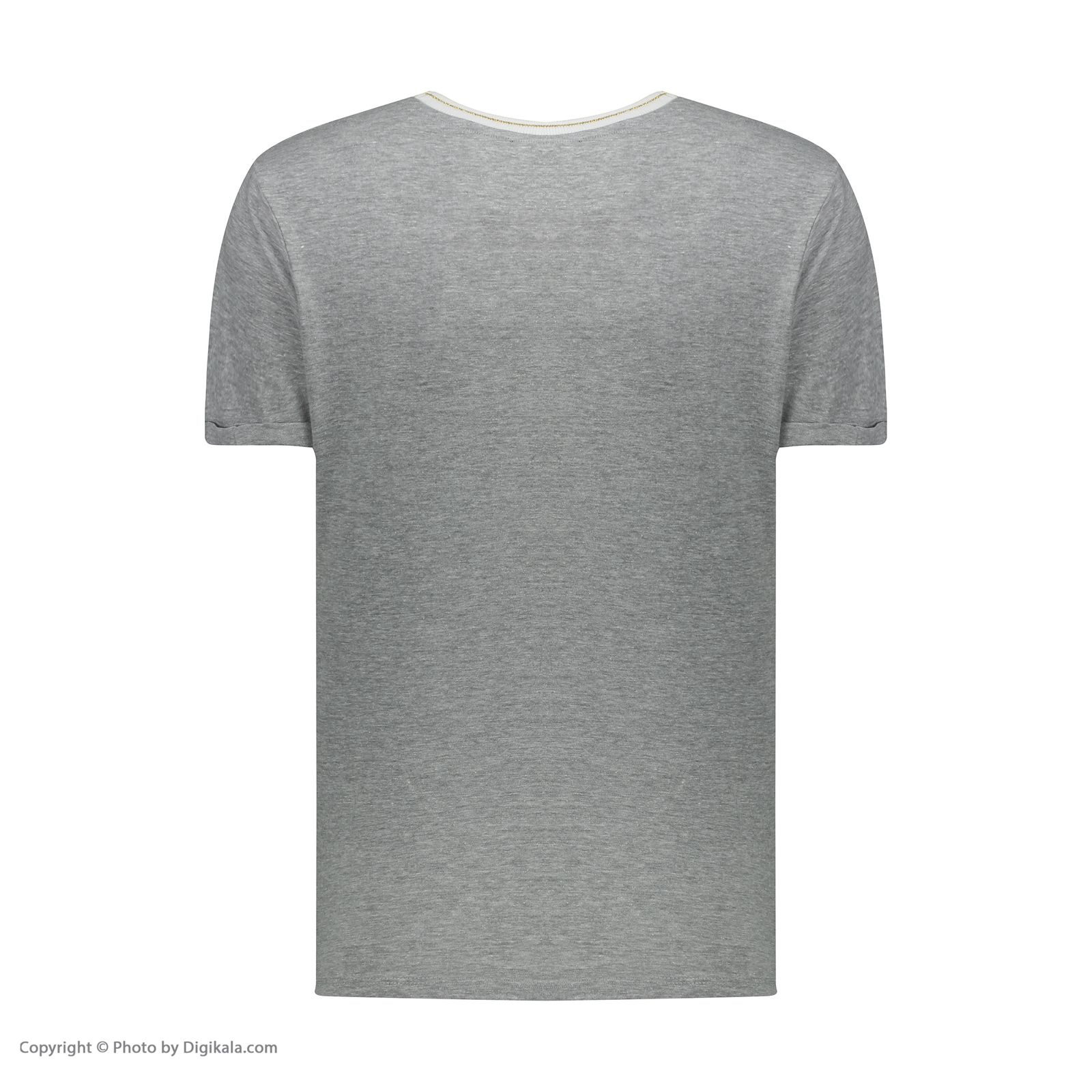 تی شرت زنانه جنیفر مدل 10013468 - طوسی ملانژ - 4
