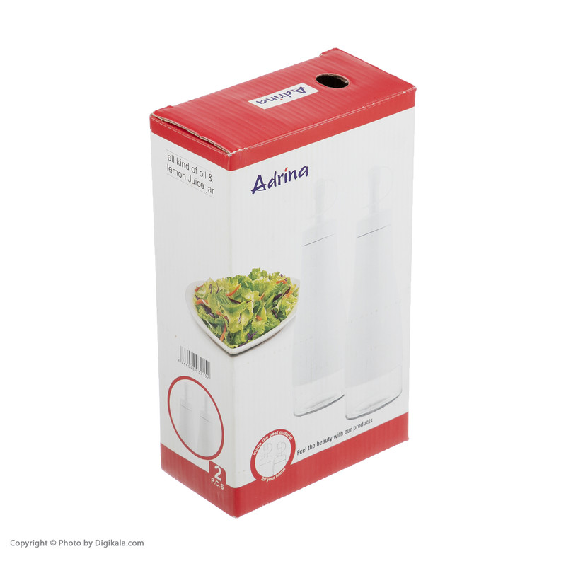 ظرف آبلیمو و روغن آدرینا کد 100 بسته 2 عددی