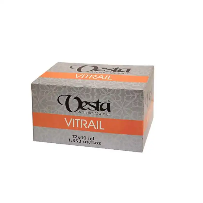 رنگ ویترای وستا کد 2 حجم 40 میلی لیتر بسته 12 عددی