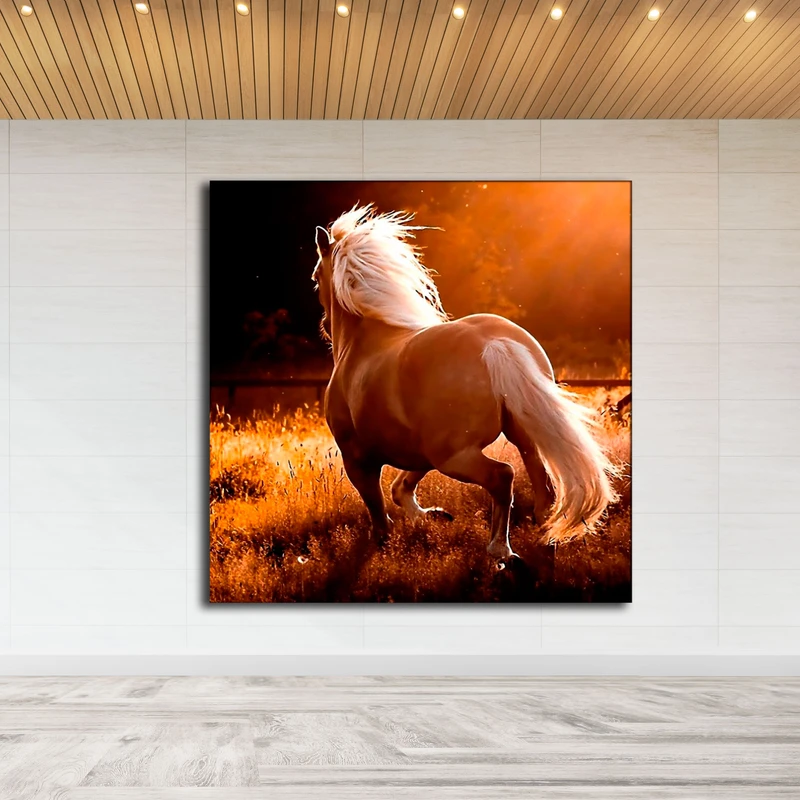 تابلو شاسی آرت سون طرح اسب کد 1T014