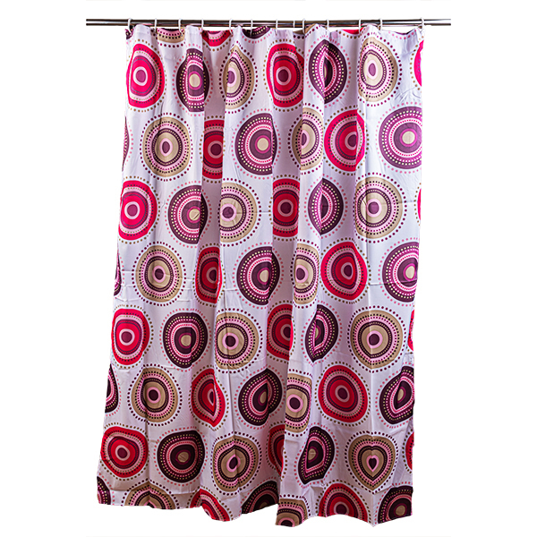 پرده حمام مدل colr-maz سايز 200x180 سانتيمتر
