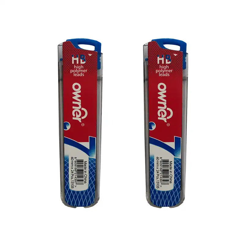 نوک مداد نوکی 0.7 میلیمتری اونر مدل high-polymer بسته 2 عددی