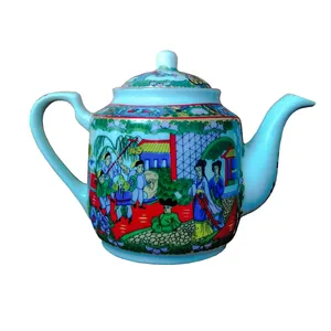 قوری طرح گل مرغی کد 3346