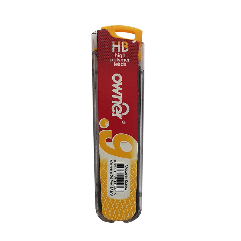 نوک مداد نوکی 0.9 میلیمتری اونر مدل high-polymer بسته 2 عددی