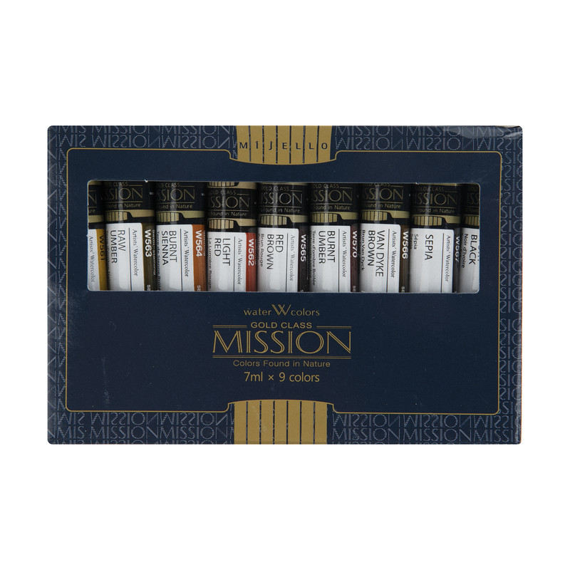 آبرنگ 36 رنگ میشن مدل GOLD CLASS کد MWCP-7036