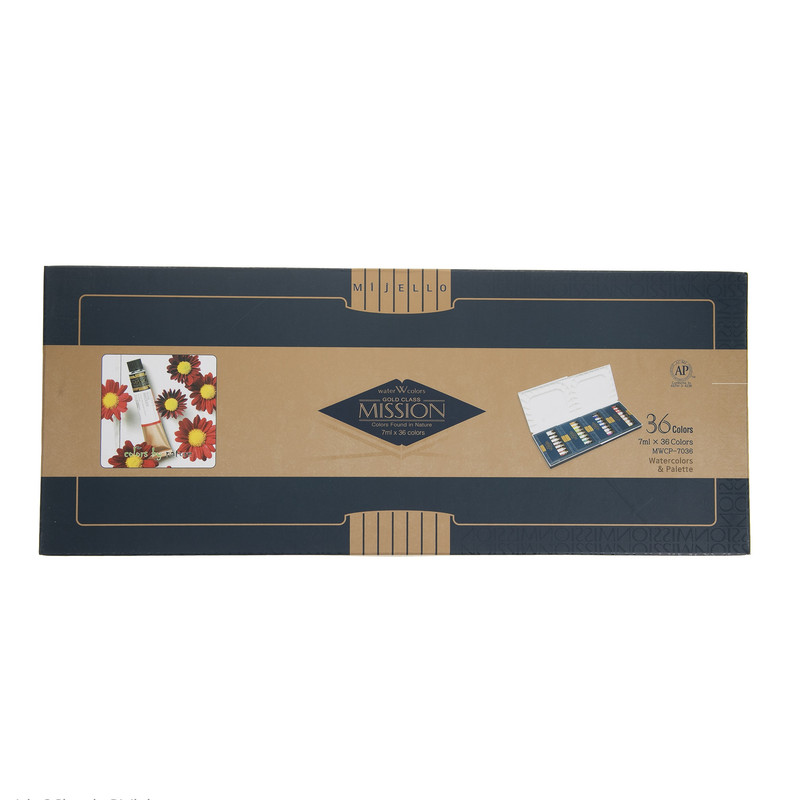 آبرنگ 36 رنگ میشن مدل GOLD CLASS کد MWCP-7036 