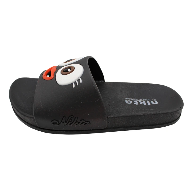 دمپایی بچگانه نیکتا مدل K1-304-Eyes-BK