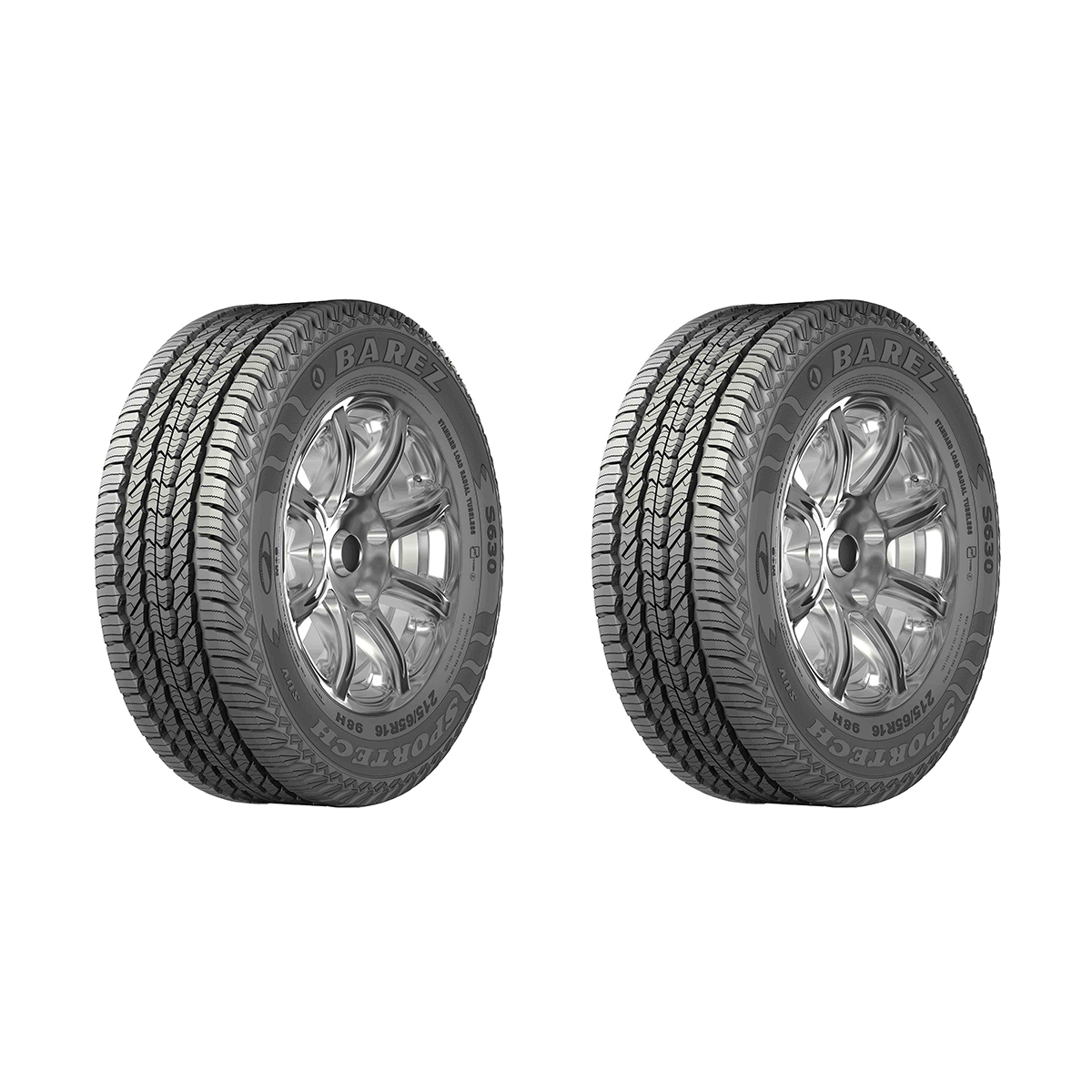 لاستیک خودرو بارز مدل P630 سایز 225/70R16 - دو حلقه