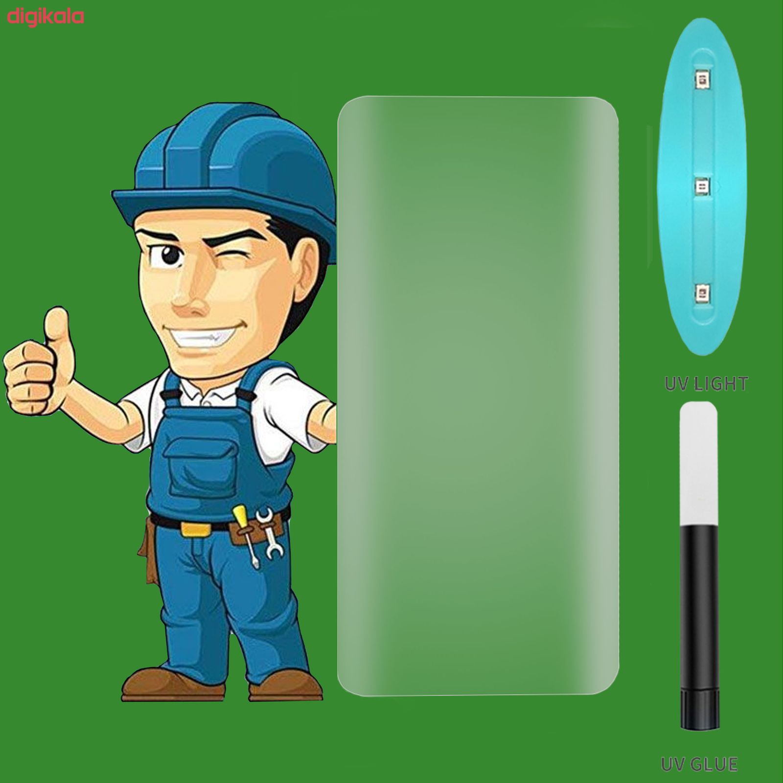 محافظ صفحه نمايش یووی لایت مدل GUSP مناسب براي گوشي موبايل سامسونگ Galaxy S20 Plus main 1 1