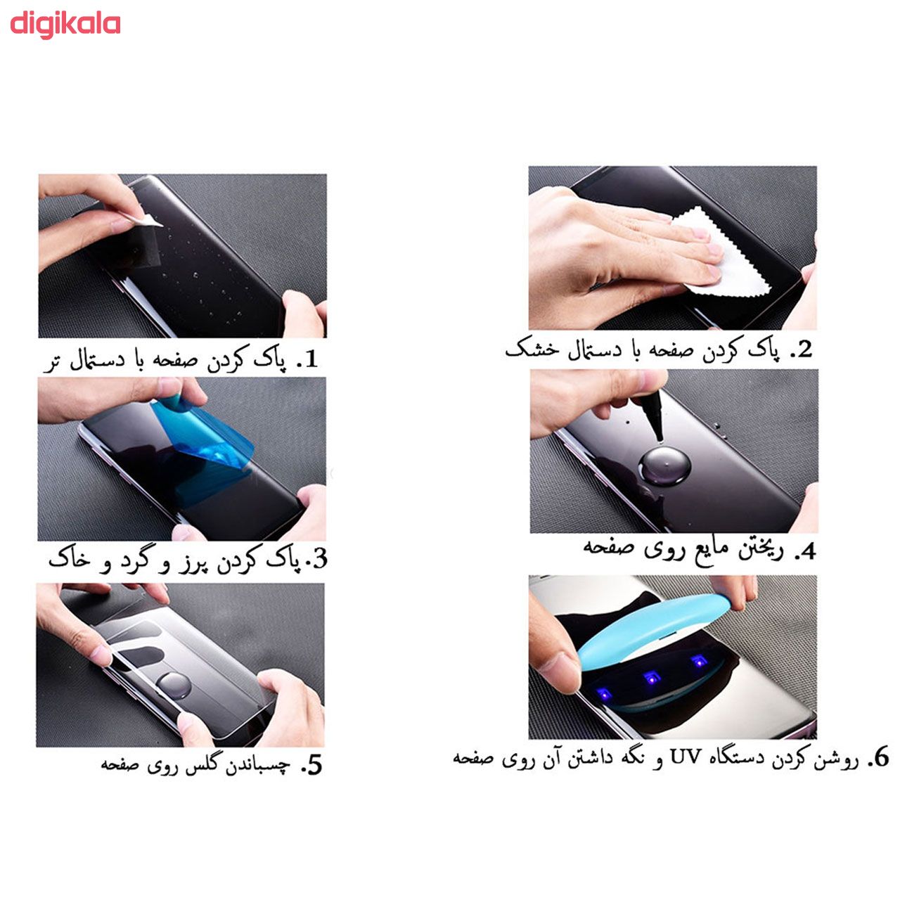 محافظ صفحه نمايش یووی لایت مدل GUSP مناسب براي گوشي موبايل سامسونگ Galaxy S20 Plus main 1 8