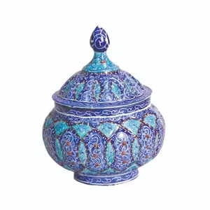 قندان میناکاری مدل تمام اسلیمی کد 0902