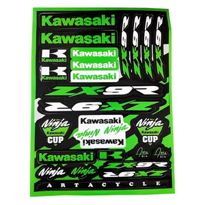برچسب بدنه موتورسیکلت مدل KAWA_9R