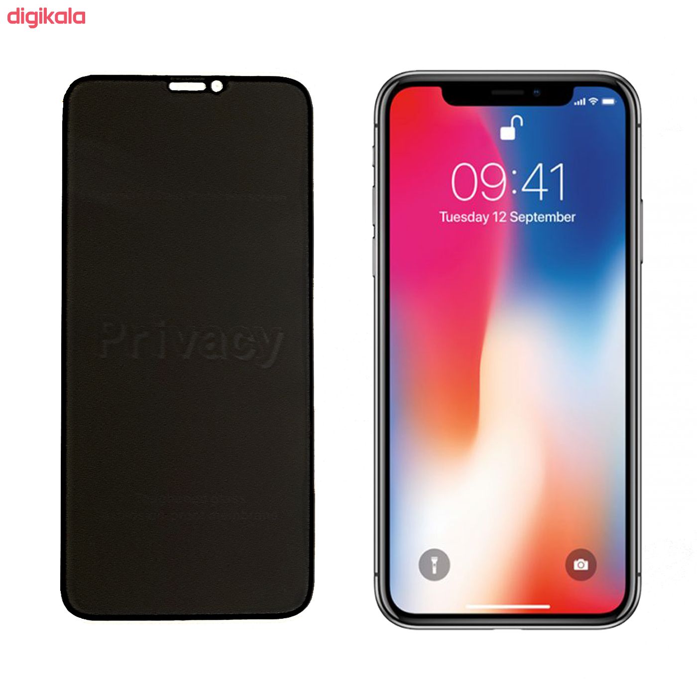 محافظ صفحه نمایش حریم شخصی مدل IPHX مناسب برای گوشی موبایل اپل Iphone X main 1 1