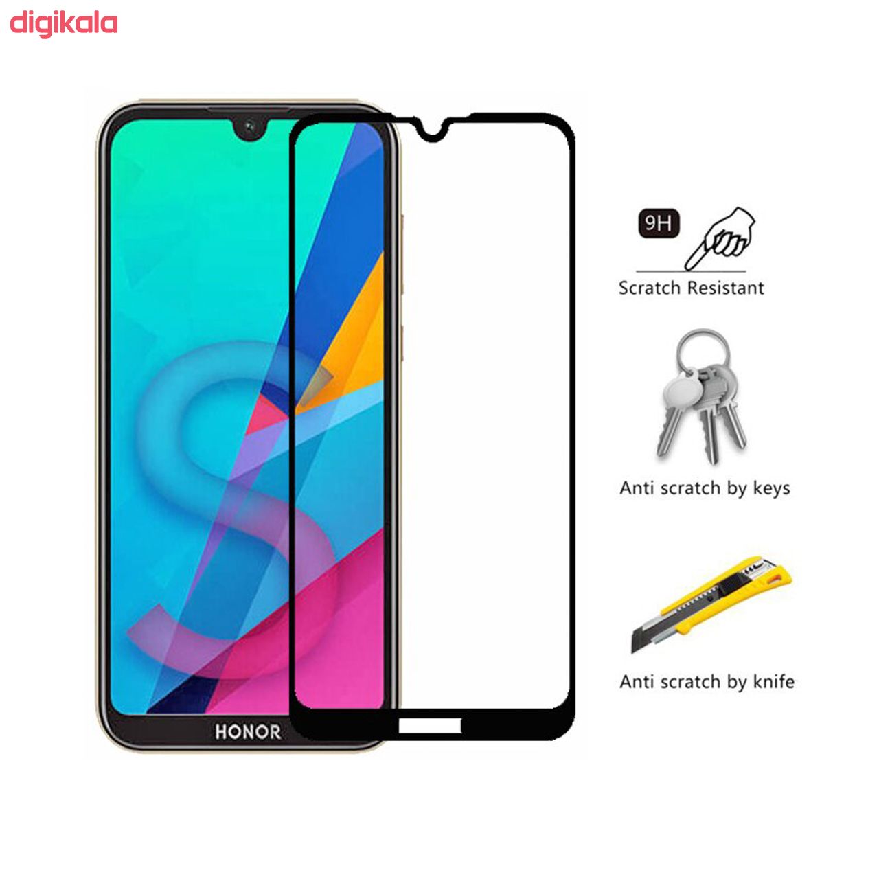 کاور ایبیزا مدل D9-114 مناسب برای گوشی موبایل آنر 8s به همراه محافظ صفحه نمایش main 1 8