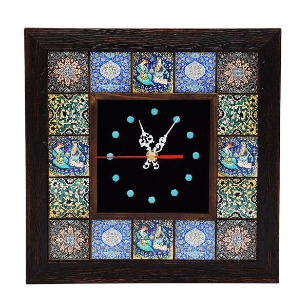 ساعت دیواری چوبی کد 451 ساعت دیواری چوبی کد 451