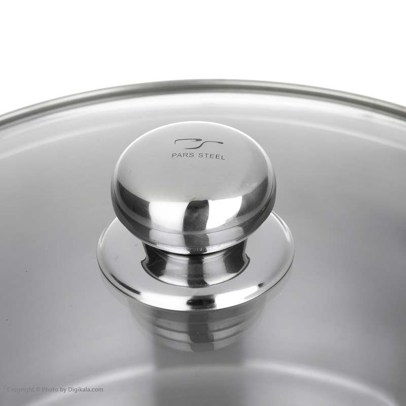قابلمه پارس استیل مدل کف سه لایه کد 240 سایز 24
