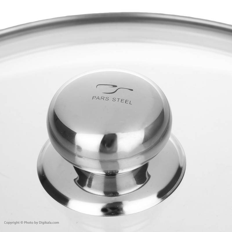 در قابلمه پارس استیل کد 240 سایز 24