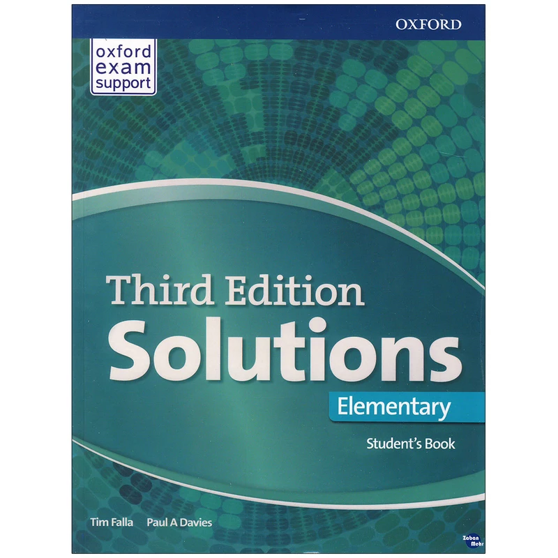 کتاب Solutions Elementary اثر Paul A. Davies and Tim Falla انتشارات زبان مهر