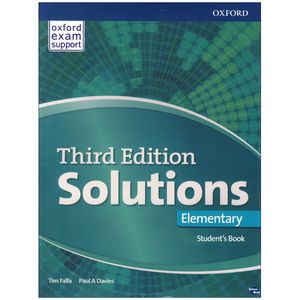 کتاب Solutions Elementary اثر Paul A. Davies and Tim Falla انتشارات زبان مهر