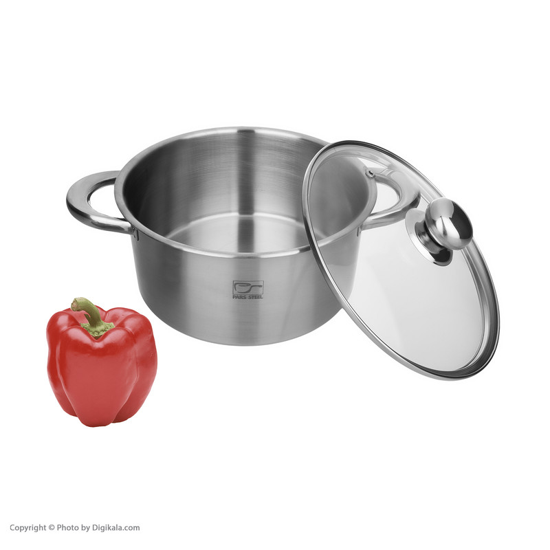 قابلمه پارس استیل مدل 220 سایز 22 قابلمه پارس استیل مدل 220 سایز 22