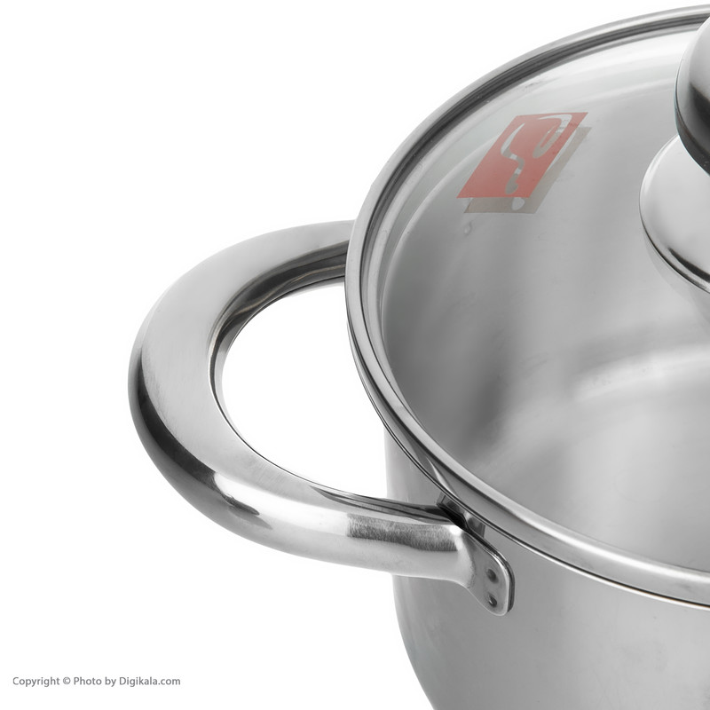 قابلمه پارس استیل مدل سه لایه کد 140 سایز 14