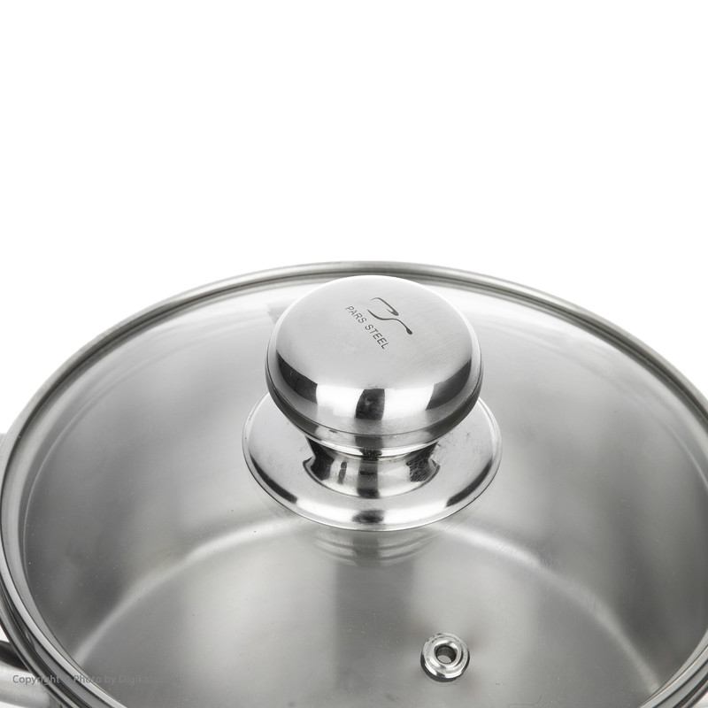 قابلمه پارس استیل مدل سه لایه کد 160 سایز 16