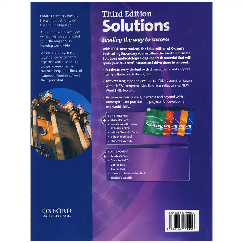کتاب solutions intermediate اثر Tim Falla and Paul A Davies انتشارات زبان مهر
