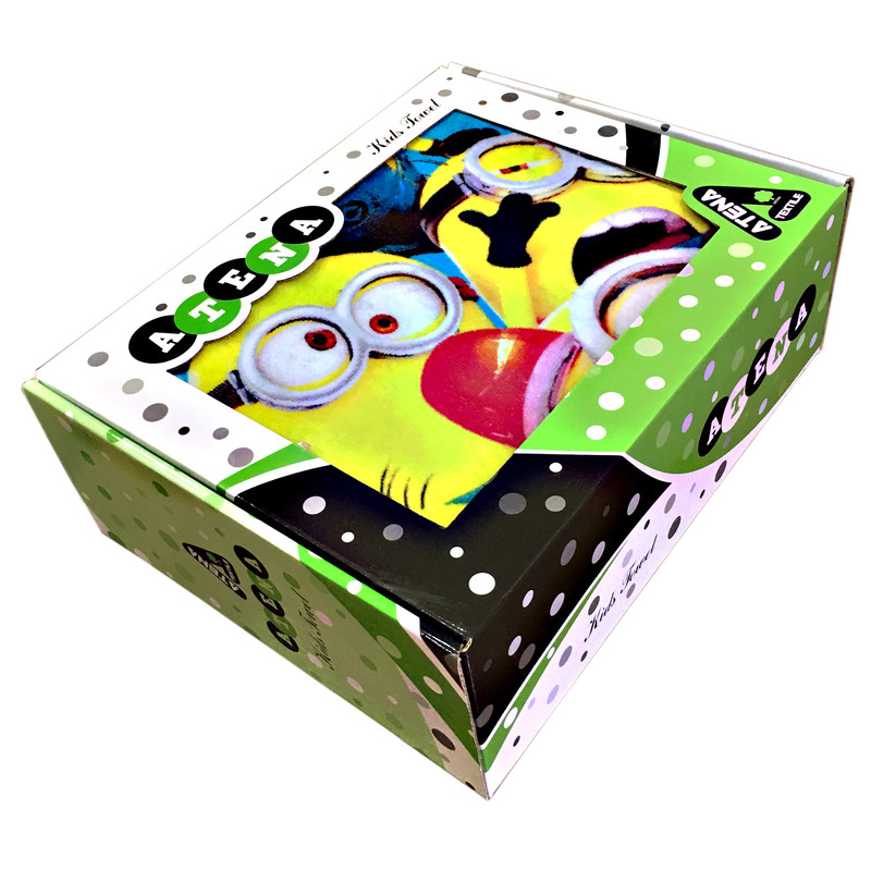 حوله پالتویی کودک آتنا طرح مینیون سایز 70