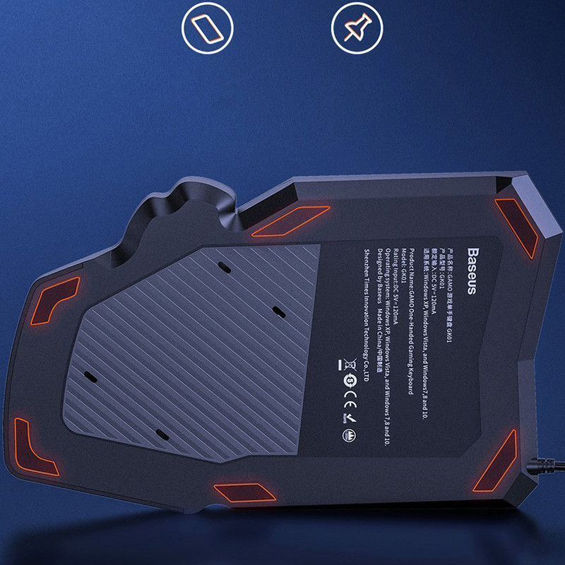 کیبورد مخصوص بازی باسئوس مدل GMGK01-01 3