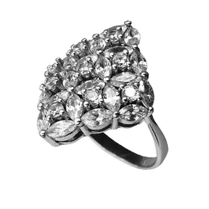 انگشتر نقره زنانه کد TBT102