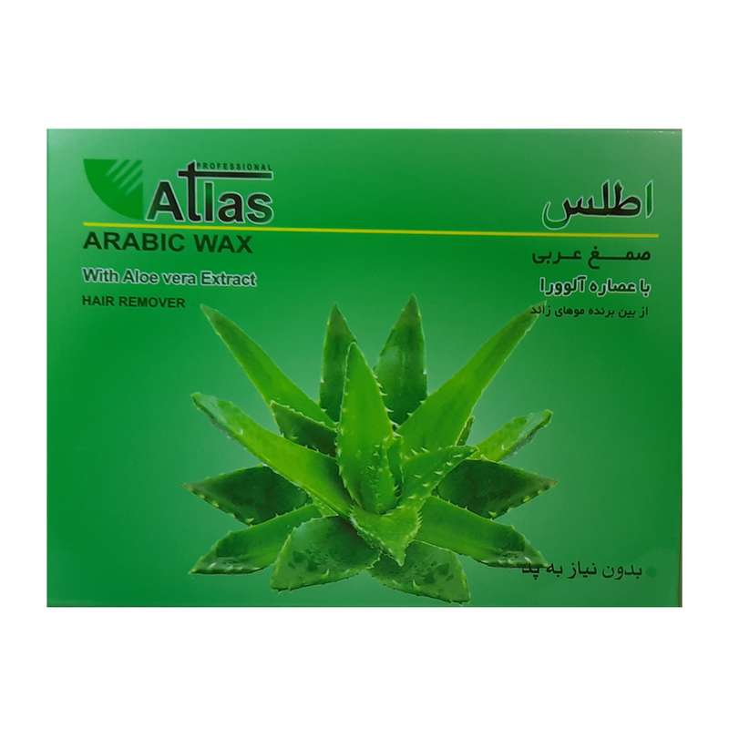 موم موبر اطلس مدل Aloevera وزن 500 گرم موم موبر اطلس مدل Aloevera وزن 500 گرم