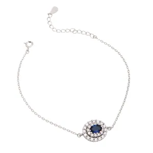 دستبند نقره زنانه کد B1202