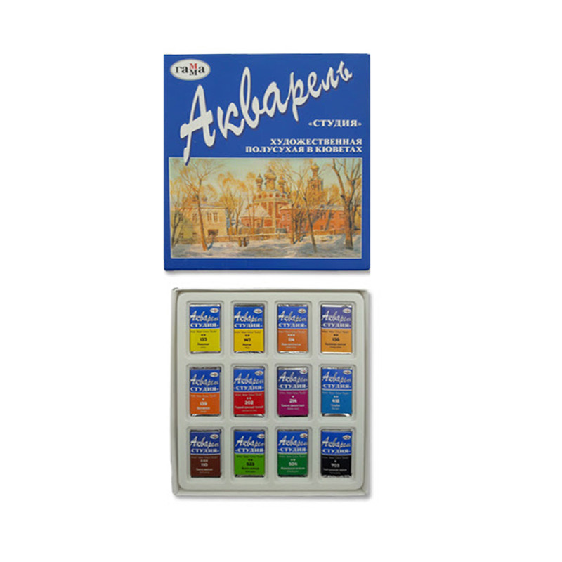 قرص آبرنگ 12رنگ مدل راما