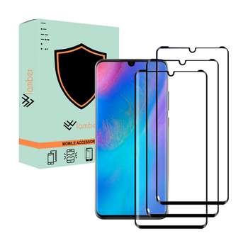 محافظ صفحه نمایش لمبر مدل LAMBFULL-1 مناسب برای گوشی موبایل هوآوی P 30 Lite بسته سه عددی