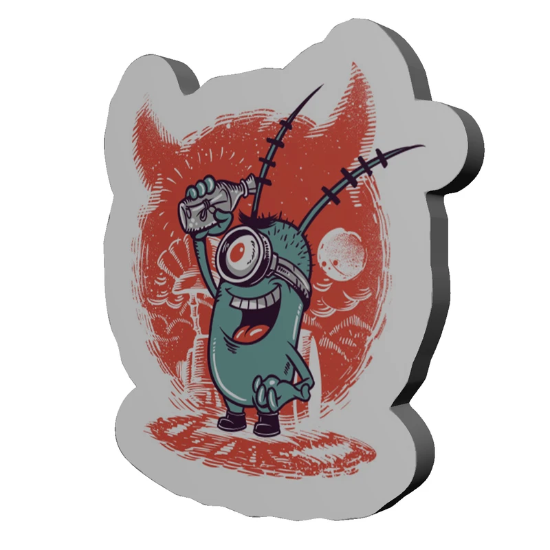 استیکر کنسول طرح پلانکتون کد 542