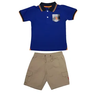 ست پولوشرت و شلوارک پسرانه کد p01