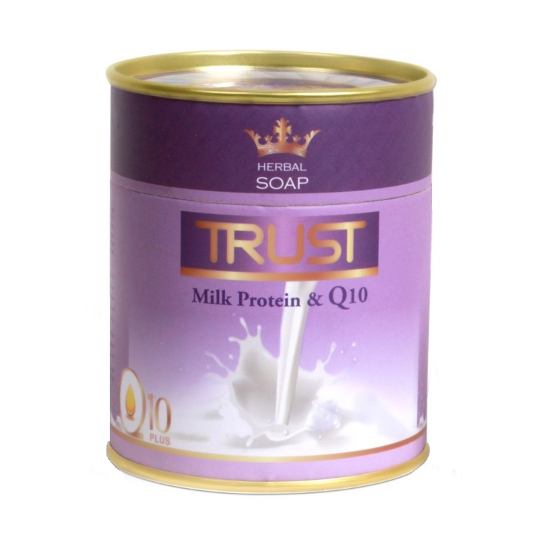 صابون شستشو تراست مدل Milk protein & q10 وزن 75 گرم