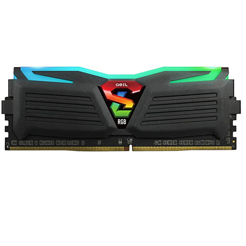 رم دسکتاپ DDR4 تک کاناله 2400 مگاهرتز CL17 گیل مدل SUPER LUCE RGB ظرفیت 8 گیگابایت