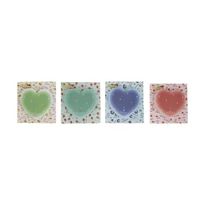 کاغذ یاداشت چسب دار طرح قلب کد 05 مجموعه 4 عددی