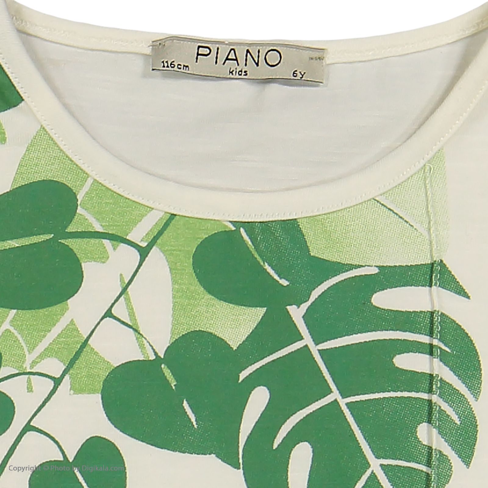 تی شرت دخترانه پیانو مدل 01403-05 -  - 5