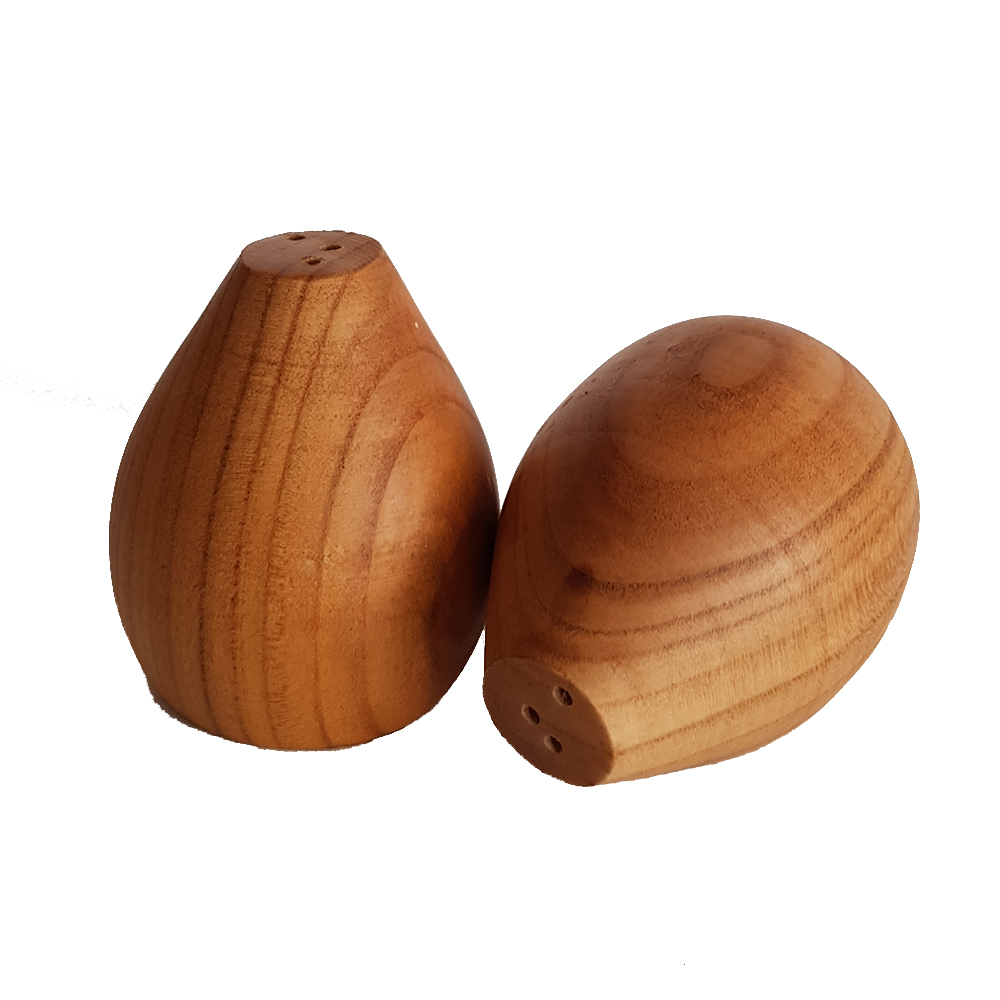 نمکدان چوبی مدل B-001 بسته 2 عددی