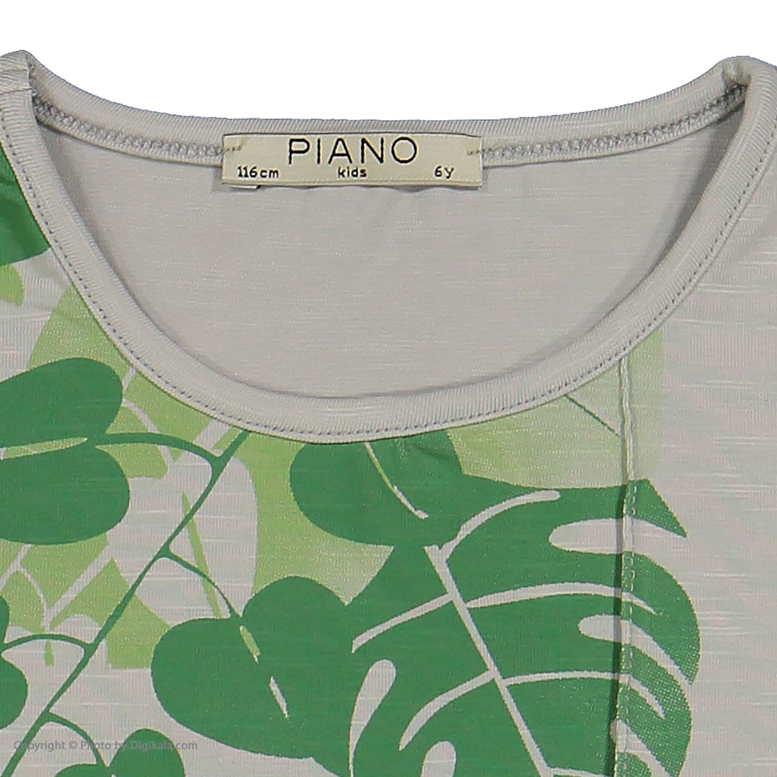 تی شرت دخترانه پیانو مدل 01403-93 -  - 4