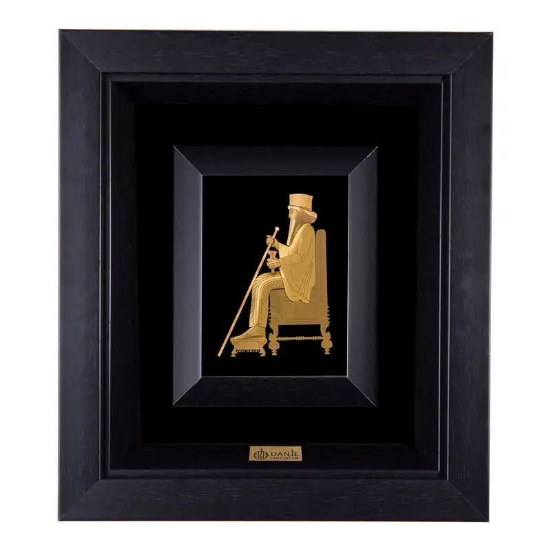 تابلو طلاکوب دانژه طرح داریوش هخامنشی کد TSGK3034210