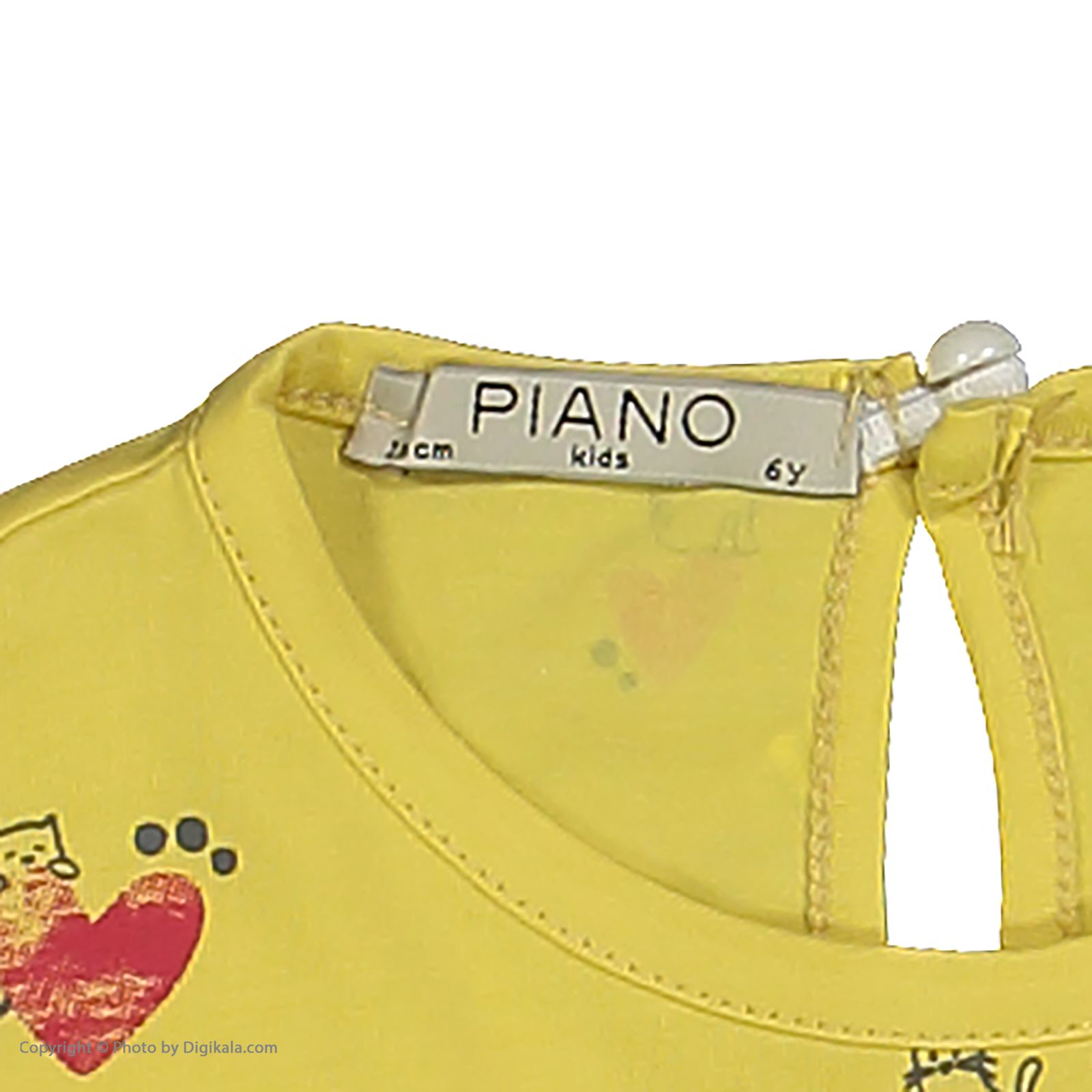 پیراهن دخترانه پیانو مدل 01214-16 -  - 4