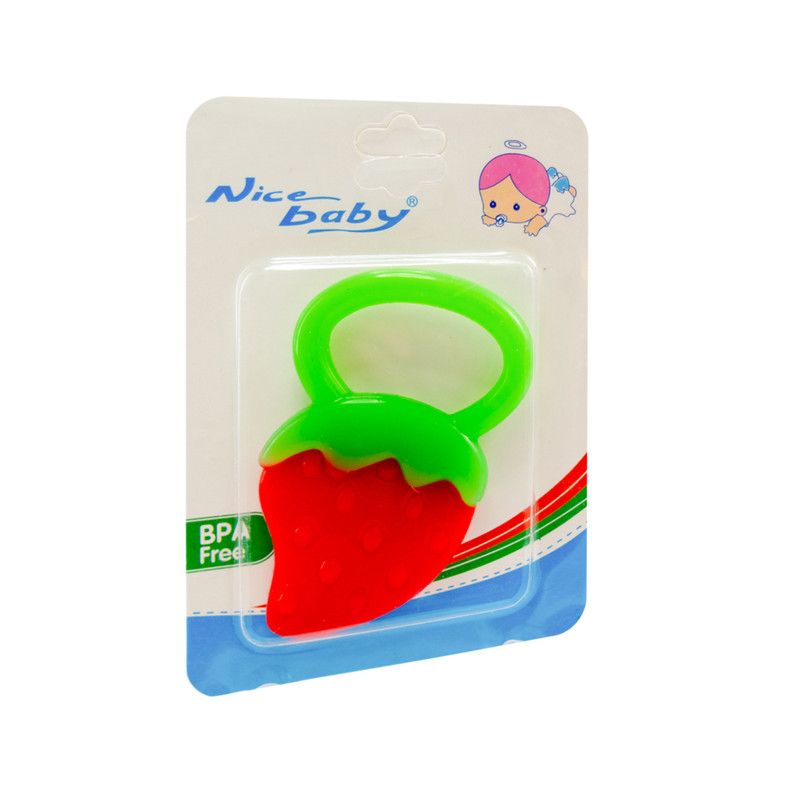 دندان گیر کودک نایس بیبی طرح توت فرنگی کد SH8812