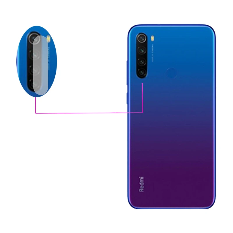 محافظ لنز دوربین مدل LTP مناسب برای گوشی موبایل شیائومی Redmi Note 8T