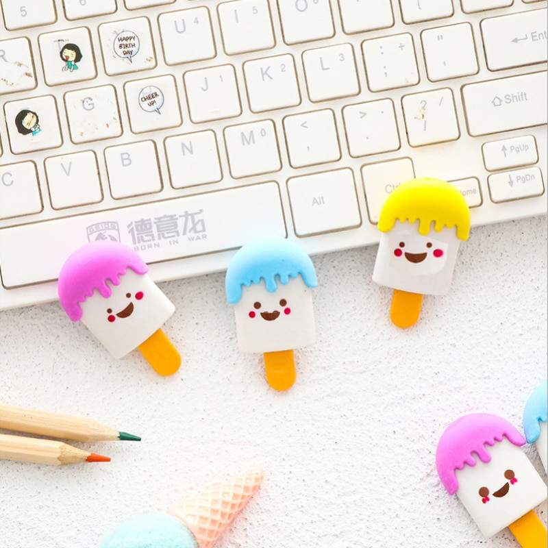 پاک کن طرح بستنی  کد ice02  بسته 2 عددی