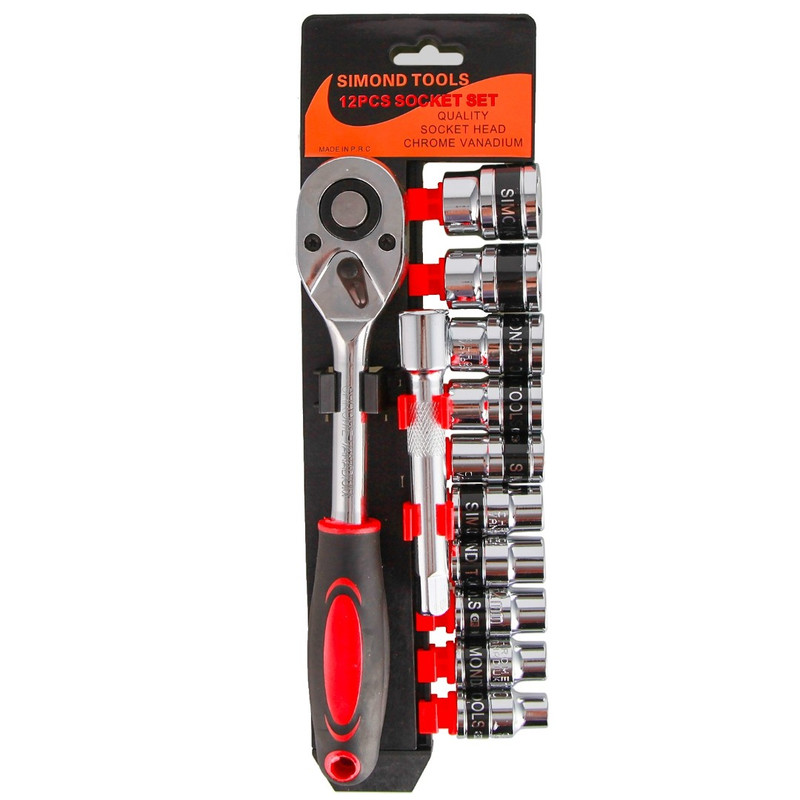 مجموعه 12 عددی آچار بکس سیموند مدل 1/2 مجموعه 12 عددی آچار بکس سیموند مدل 1/2