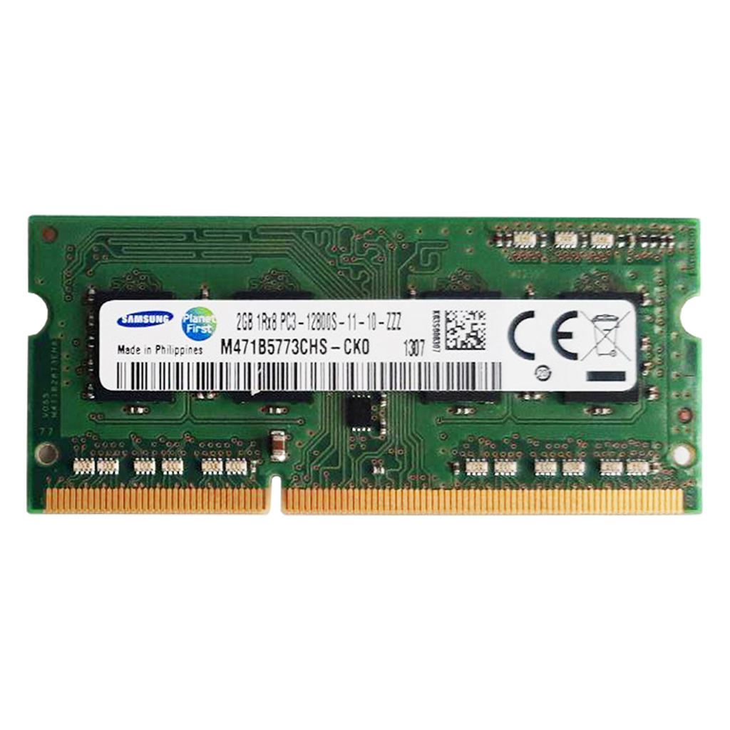  رم لپ تاپ DDR3 تک کاناله 1600 مگاهرتز CL11 سامسونگ مدل 1Rx8 ظرفیت 2 گیگابایت